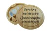 Personalised Round Cheese Board & 4 Pce Knife Serving Set