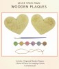 Make Your Own Wooden Heart Plaque - Mothers Day Crafts