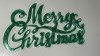 'Merry Christmas' Glitter Sign Decoration