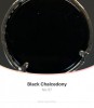 Tree of Life Key Ring with Black Chalcedony Gemstone Charm Pendant