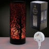 Eden Red Tree Silhouette Touch Operated Electric Wax Melt Burner Aroma Lamp