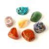 Set of 7 Chakra Stones Kit with Crystal