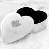 I Love You Design Heart Shaped Trinket Box
