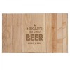 Personalised Wooden Sofa Tray - Beer Goes Here