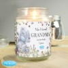 Personalised 'Me to You' Floral Large Scented Jar Candle