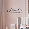 'Home Is Where The Heart Is' Wall Decoration Decal Sticker