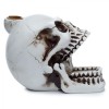 Skull with Open Mouth Backflow Incense Burner