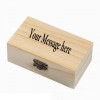 Personalised Granite Whiskey Stones - 9pcs Reusable Ice Cubes in Pine Box
