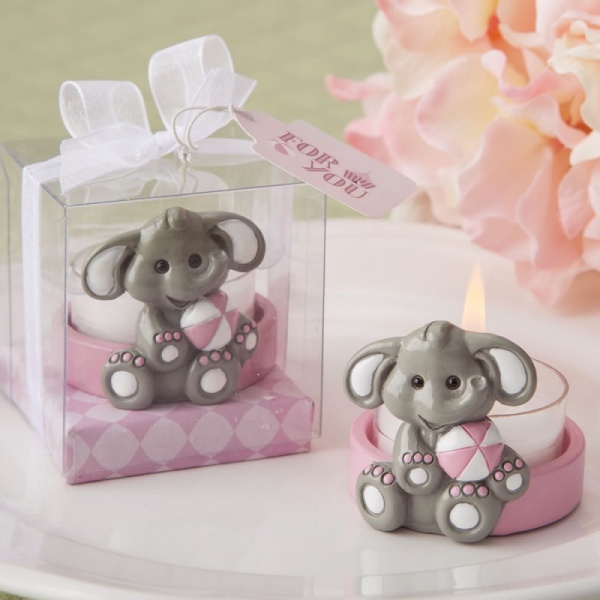 Cute Baby Elephant Design Tea Light Holder