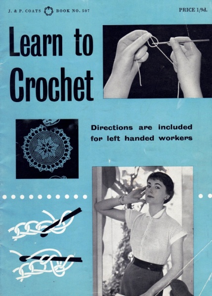 Vintage Coats Crochet Pattern Book 507 - Learn To Crochet