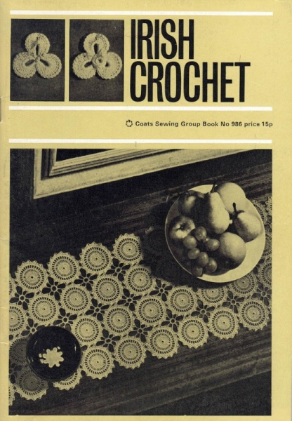 Vintage Coats Crochet Pattern Book 986 - Irish Crochet