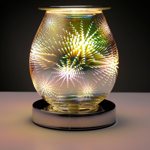 Eden Flower Burst Touch Operated Electric Wax Melt Burner Aroma Warmer Lamp