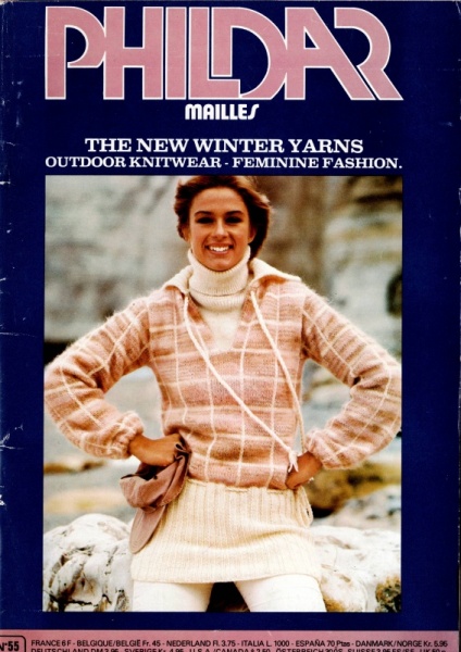 Vintage Phildar Pattern Book: His & Hers Winter Knitwear (58 Patterns)