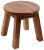 Childs Round Acacia Wood Stool