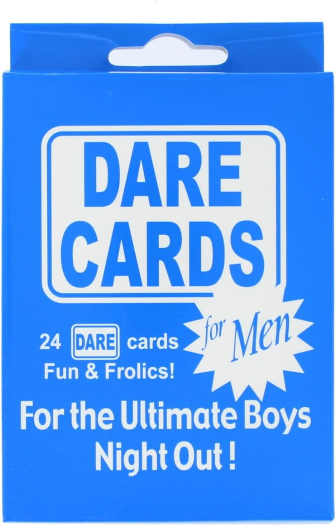 Stag Night Dare Cards in Blue