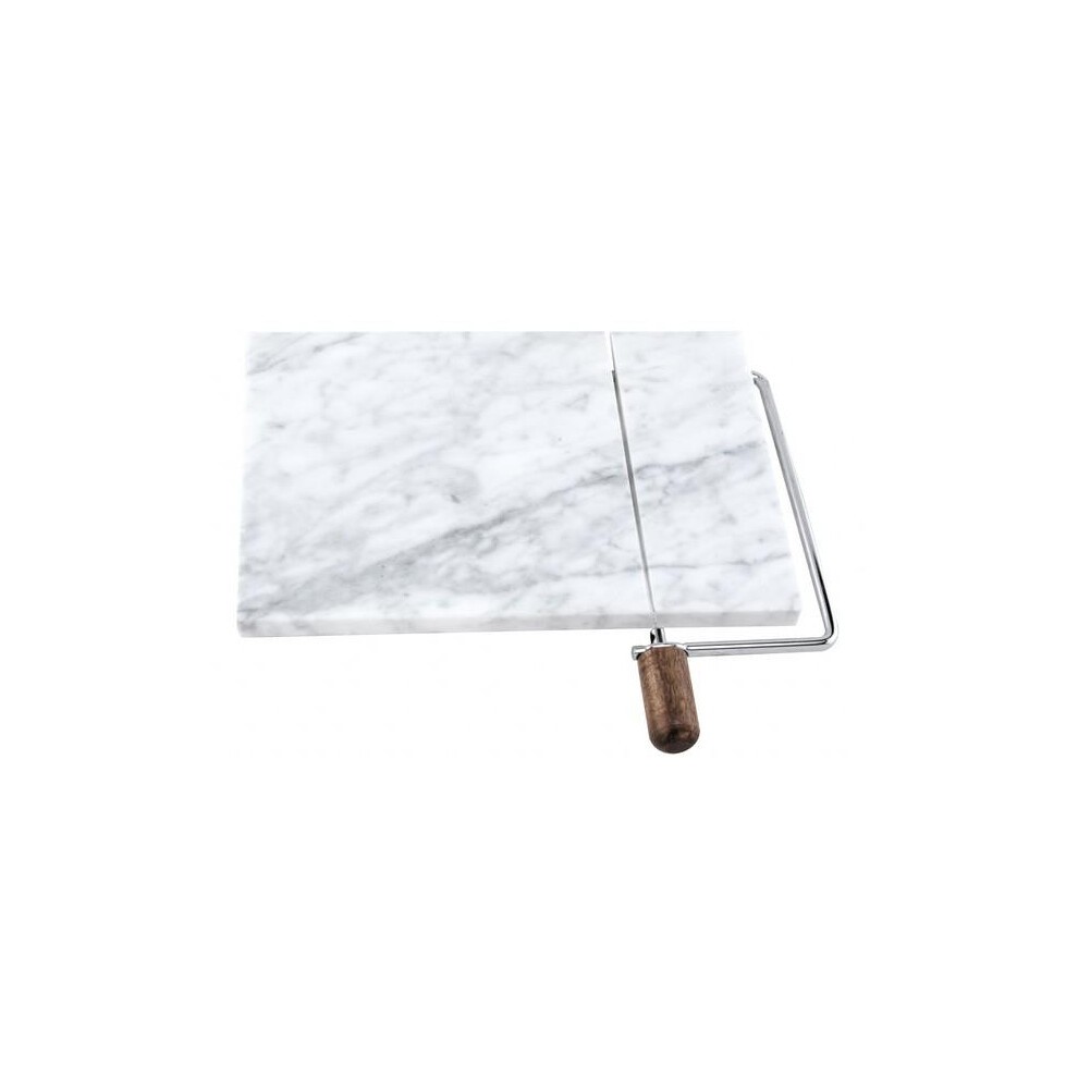 Marble Cheese Board with Wire Cheese Cutter