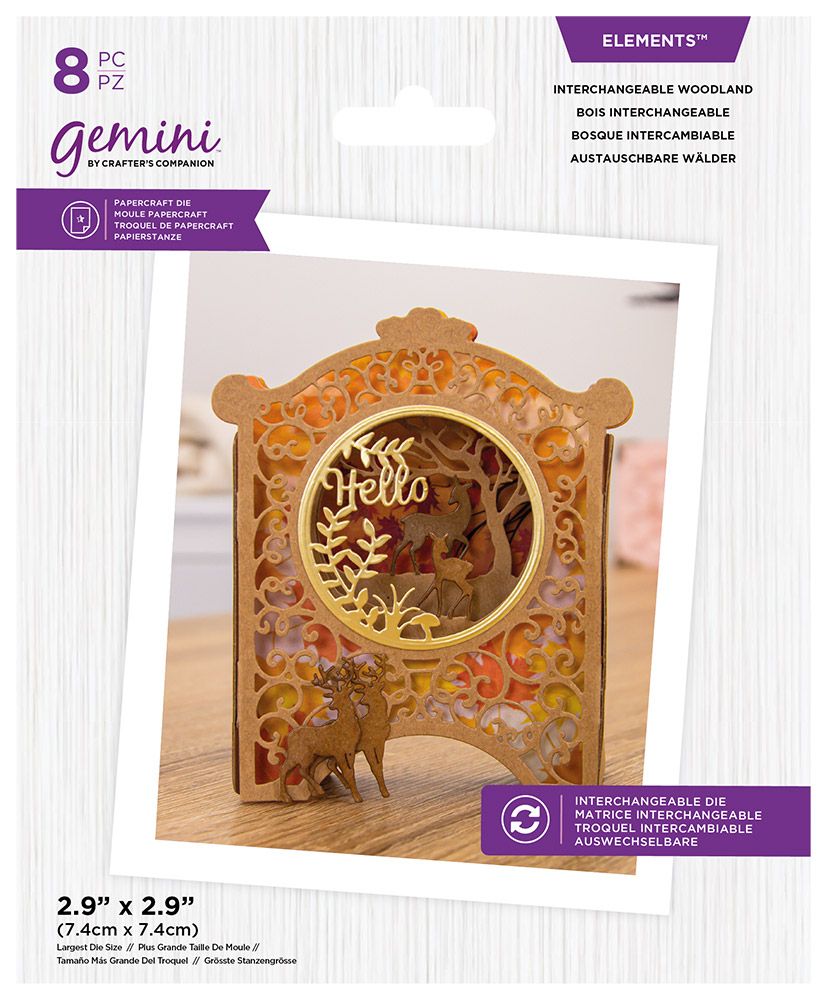 Gemini Elements Metal Die ~ Interchangeable Woodland