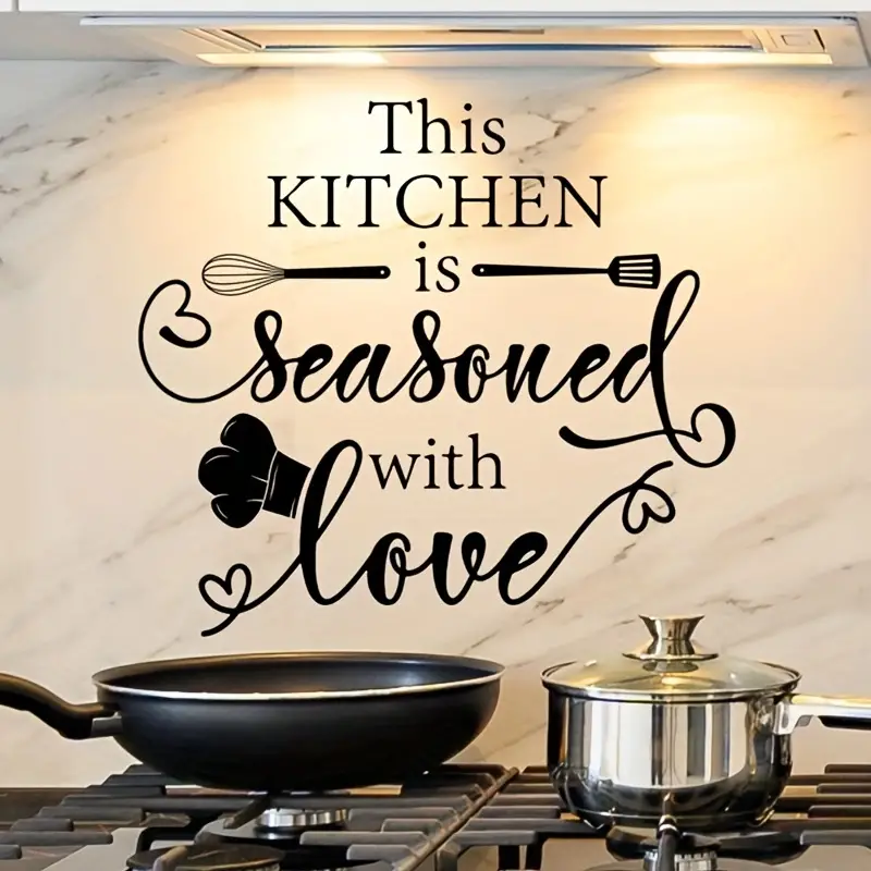 This Kitchen Is Seasoned With Love Wall Decal Sticker