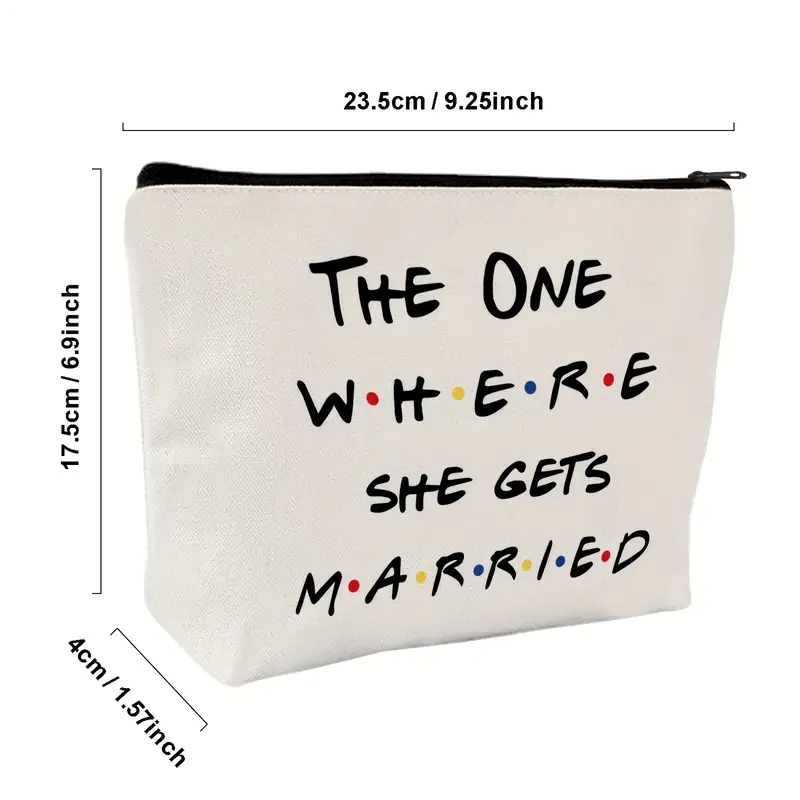 'The One Where She gets Married' Chic Makeup Bag