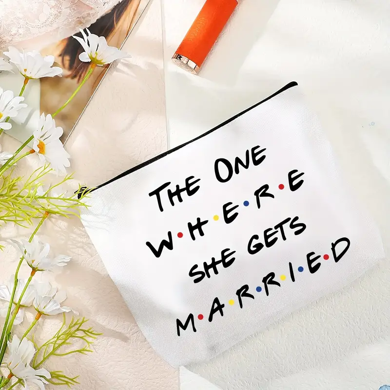 'The One Where She gets Married' Chic Makeup Bag