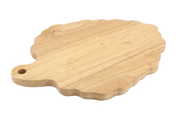 Rubberwood Serving Board - Grape Shaped 30x23cm