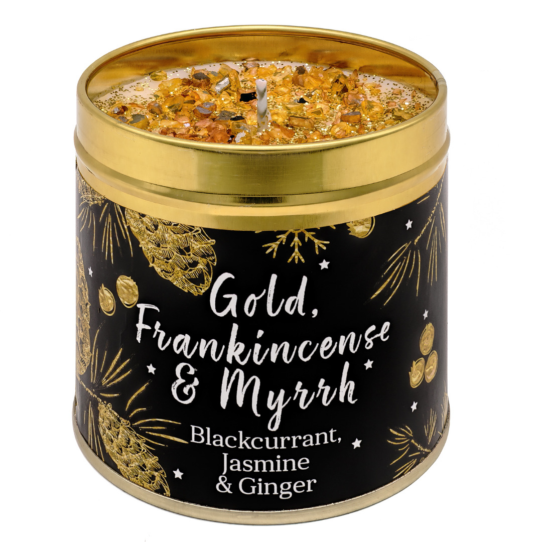 Seriously Scented Christmas Elegance Candle Collection - Gold Frankincense and Myrrh