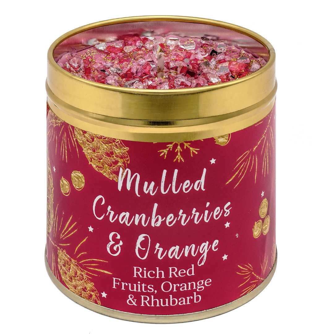 Seriously Scented Christmas Elegance Candle Collection - Mulled Cranberries & Orange