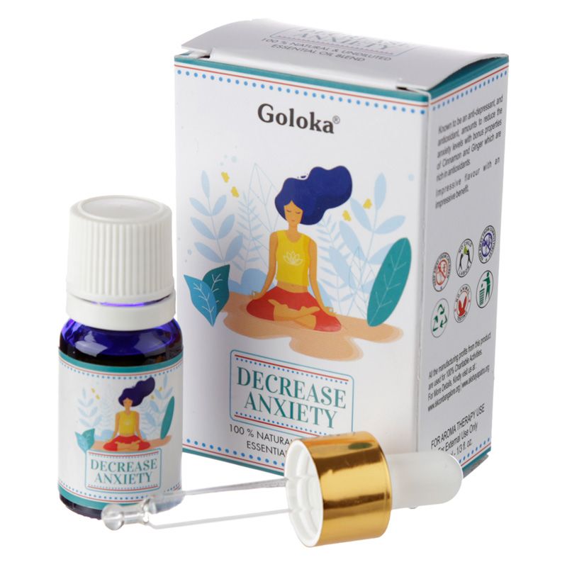 Goloka Blends Essential Oil, 10ml - Decrease Anxiety