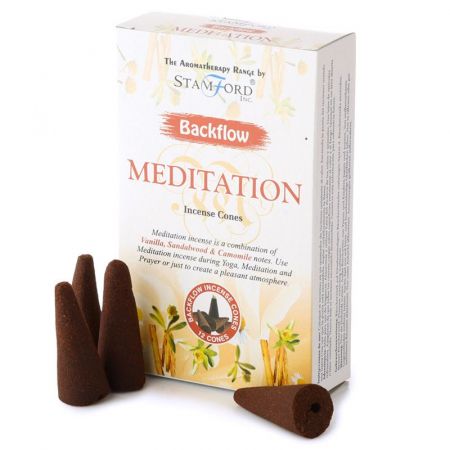 Stamford Aromatherapy Backflow Incense Cones - Meditation