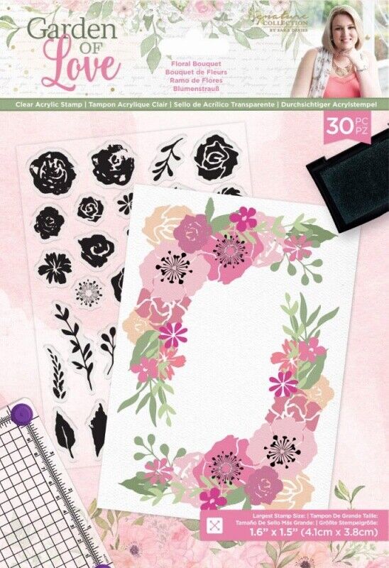 Garden of Love - Acrylic Stamp - Floral Bouquet