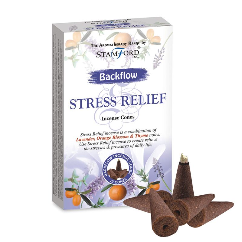 Stamford Aromatherapy Backflow Cones - Stress Release