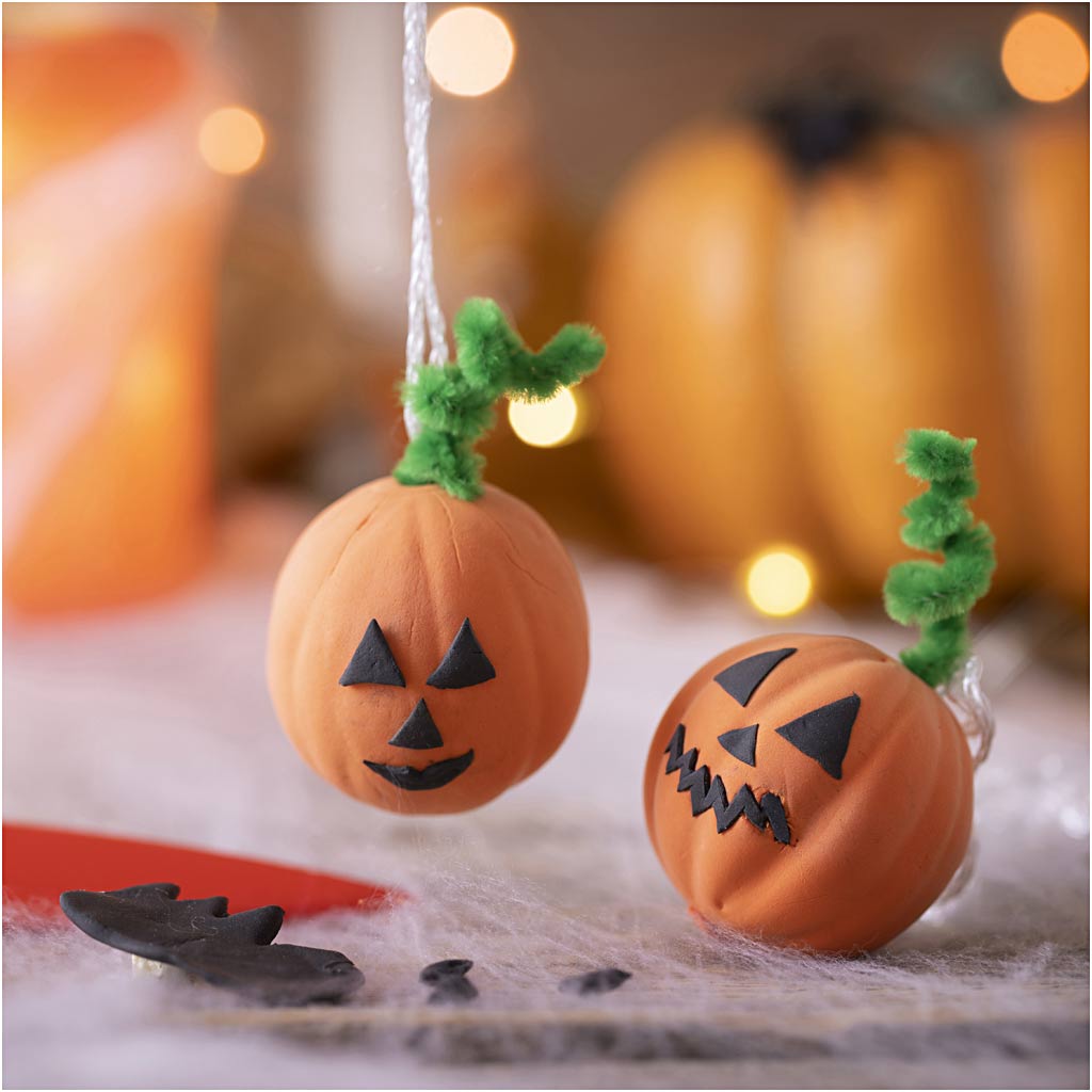 DIY Modelling Kit - Halloween Decorations - Pumpkin - 2 pcs