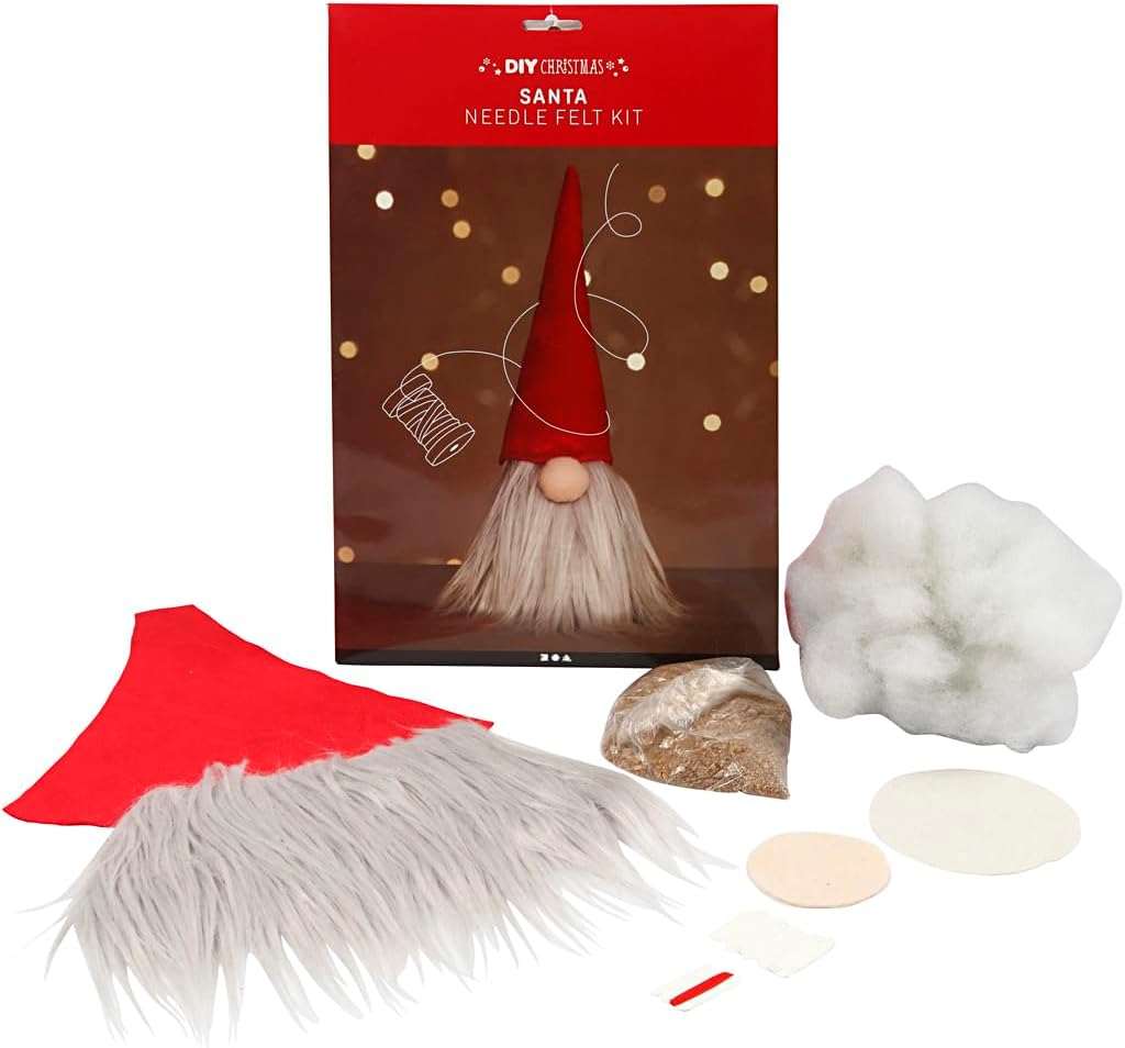 Scandinavian Santa Gnome Needle Felt Kit