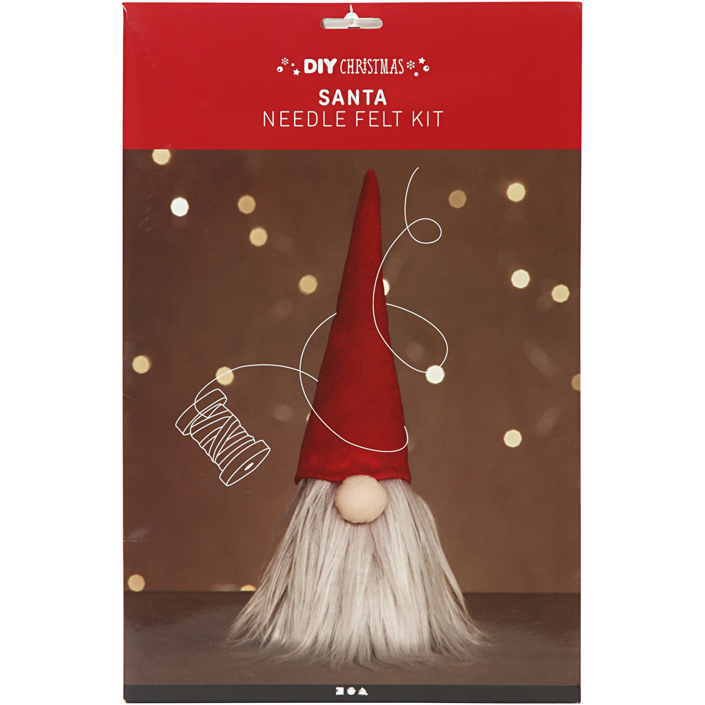 Scandinavian Santa Gnome Needle Felt Kit