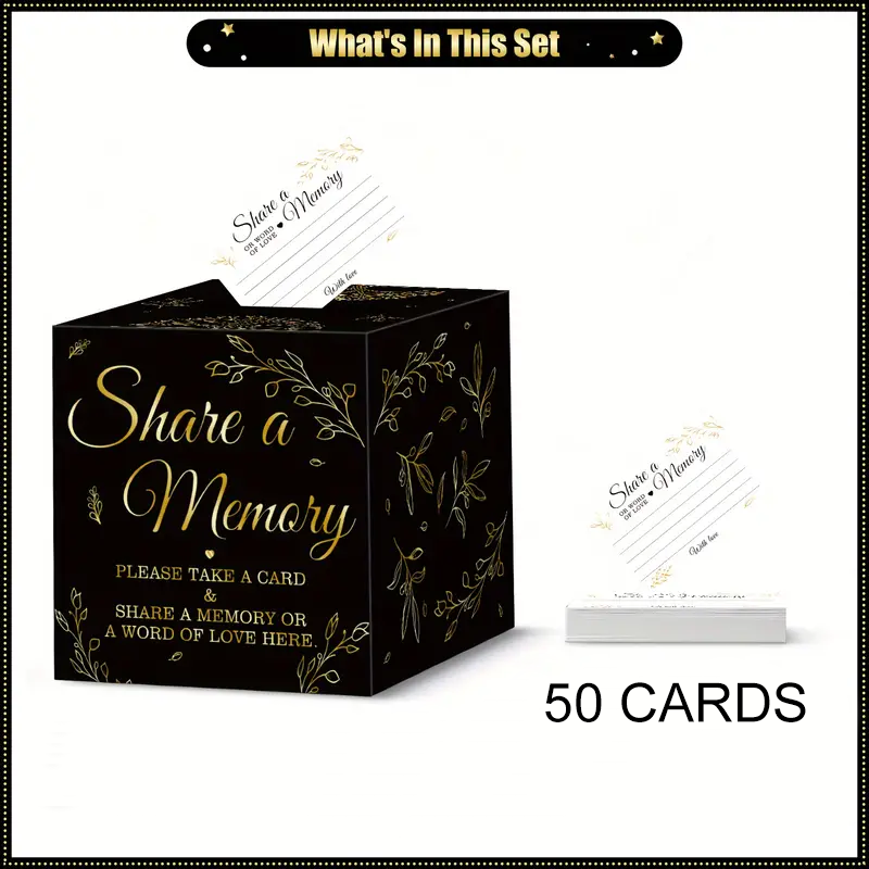 Black & Golden Memory Card Box Set