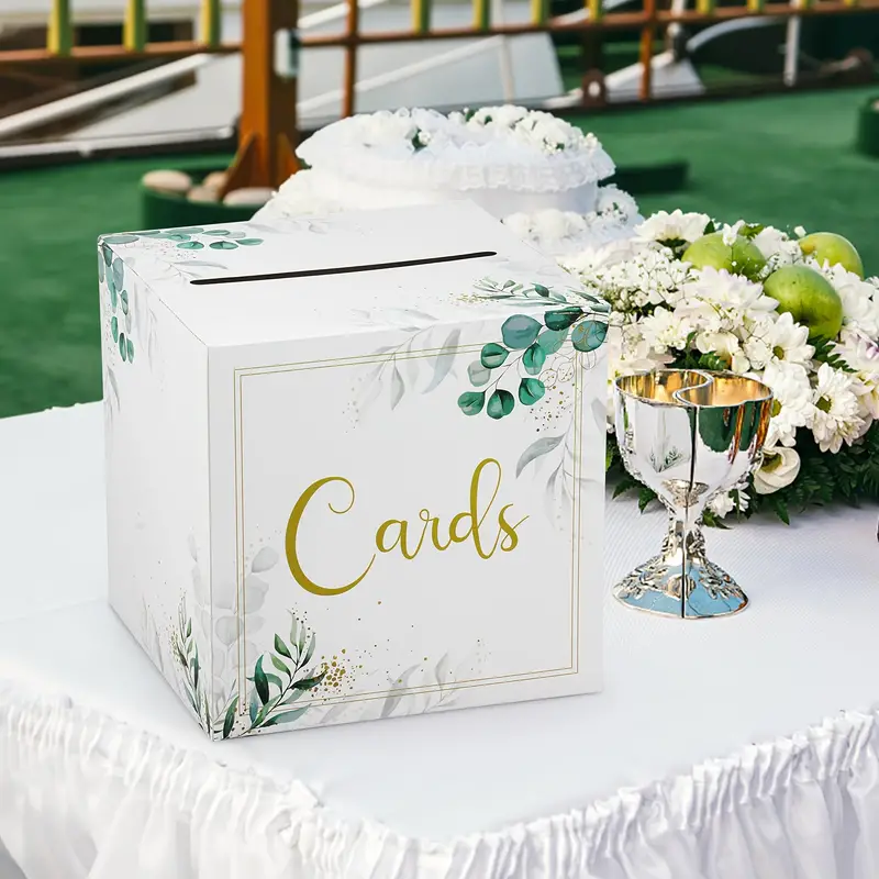 Elegant Paper Card Box for Weddings, Graduations, Birthdays & More