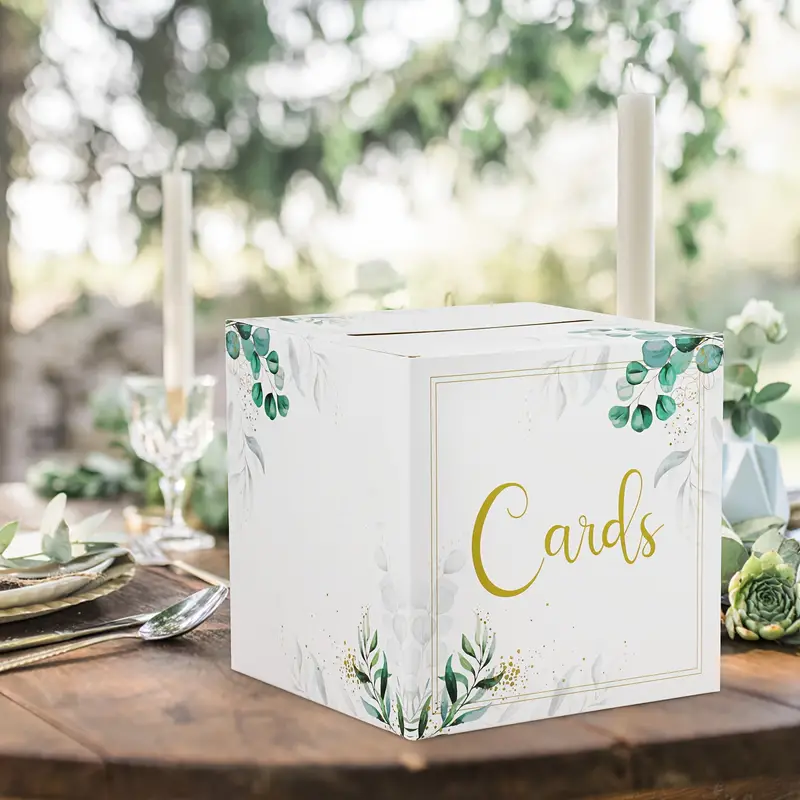 Elegant Paper Card Box for Weddings, Graduations, Birthdays & More