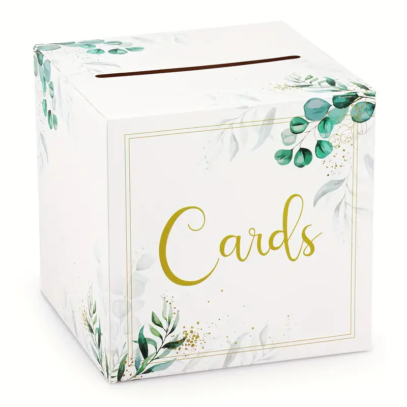 Elegant Paper Card Box for Weddings, Graduations, Birthdays & More