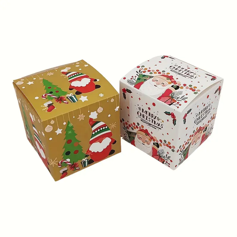 Colourful Christmas Advent Calendar Gift Boxes - Set 24