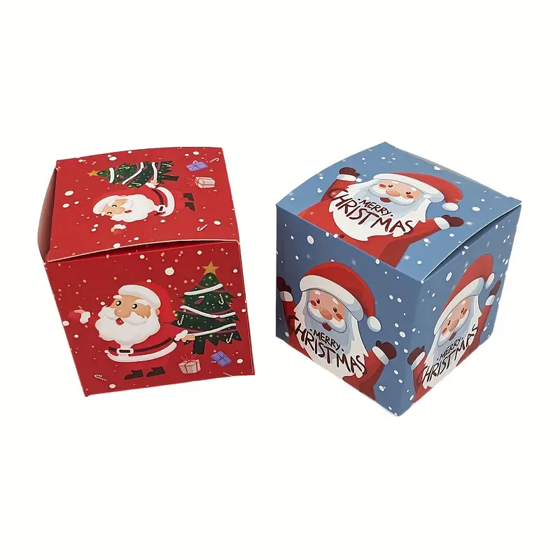 Colourful Christmas Advent Calendar Gift Boxes - Set 24