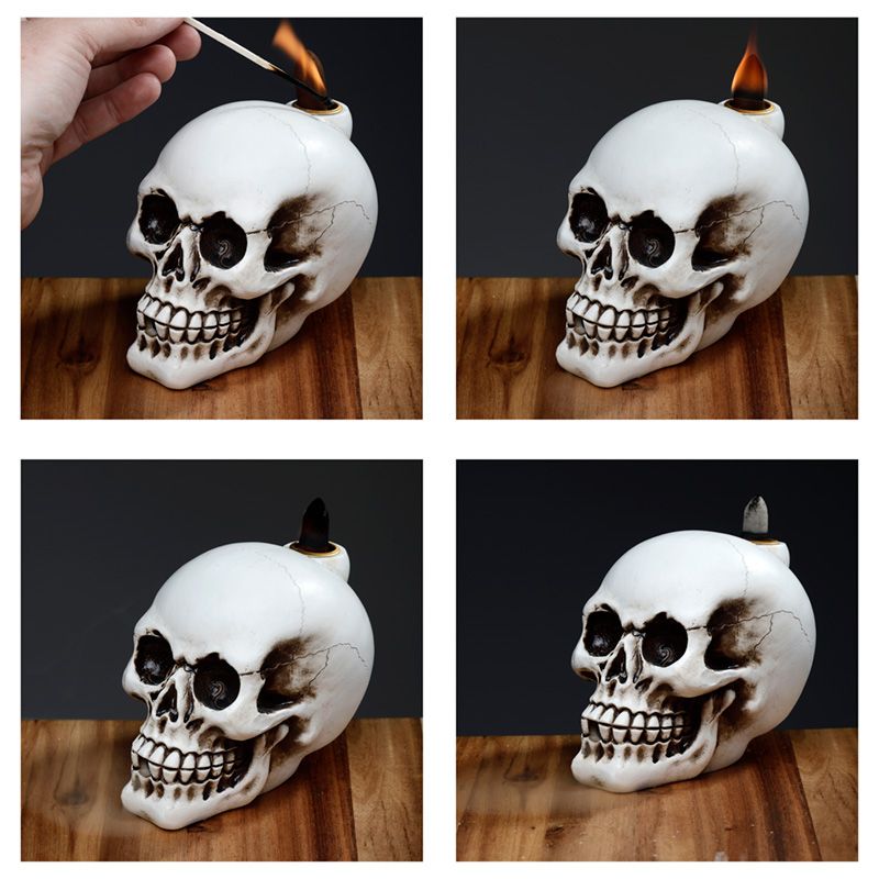 Skull Backflow Incense Burner