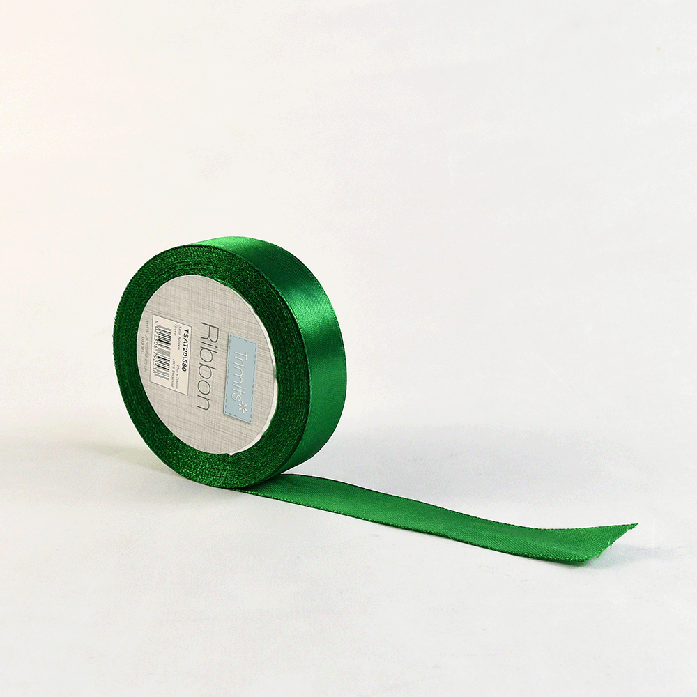 Satin Ribbon, 20mm x 15 Metre Roll, Various Colours