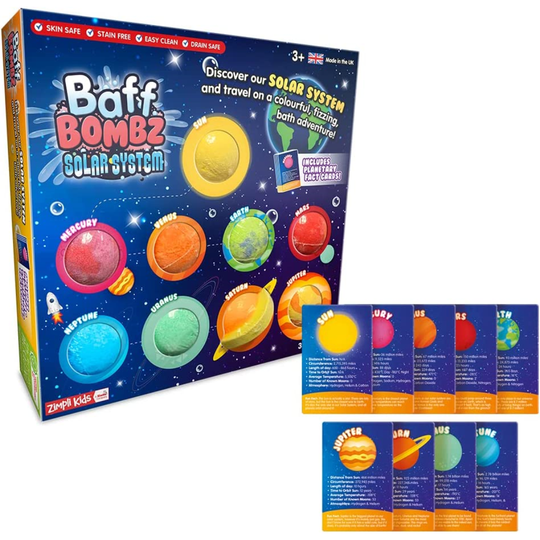 Zimpli Kids Solar System Bath Bombs Gift Set