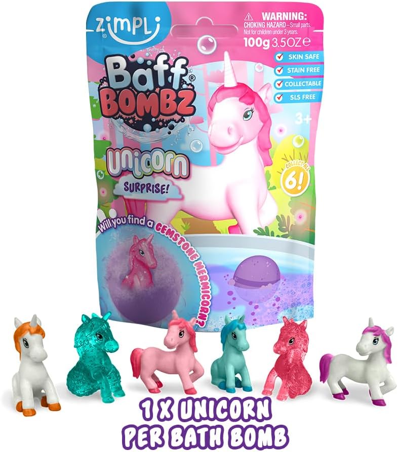 Zimpli Kids Large Unicorn Surprise Bath Bomb