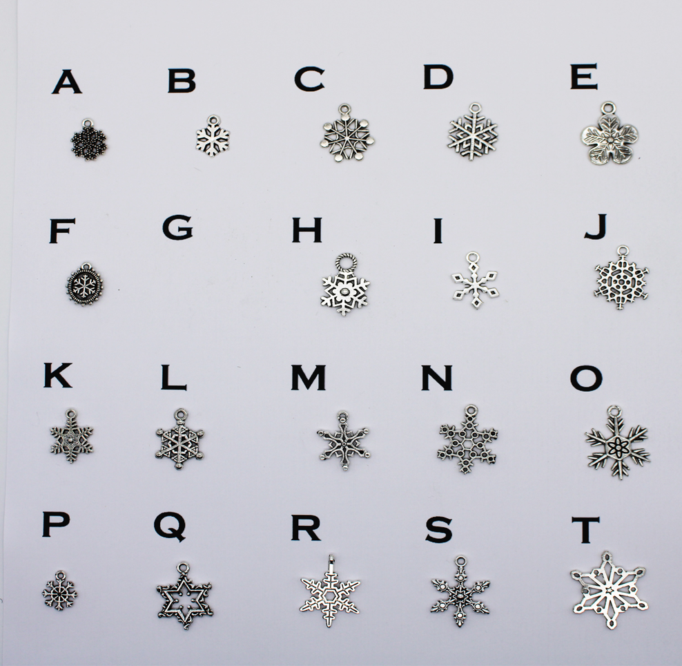 Silver Plated Snowflake Earrings