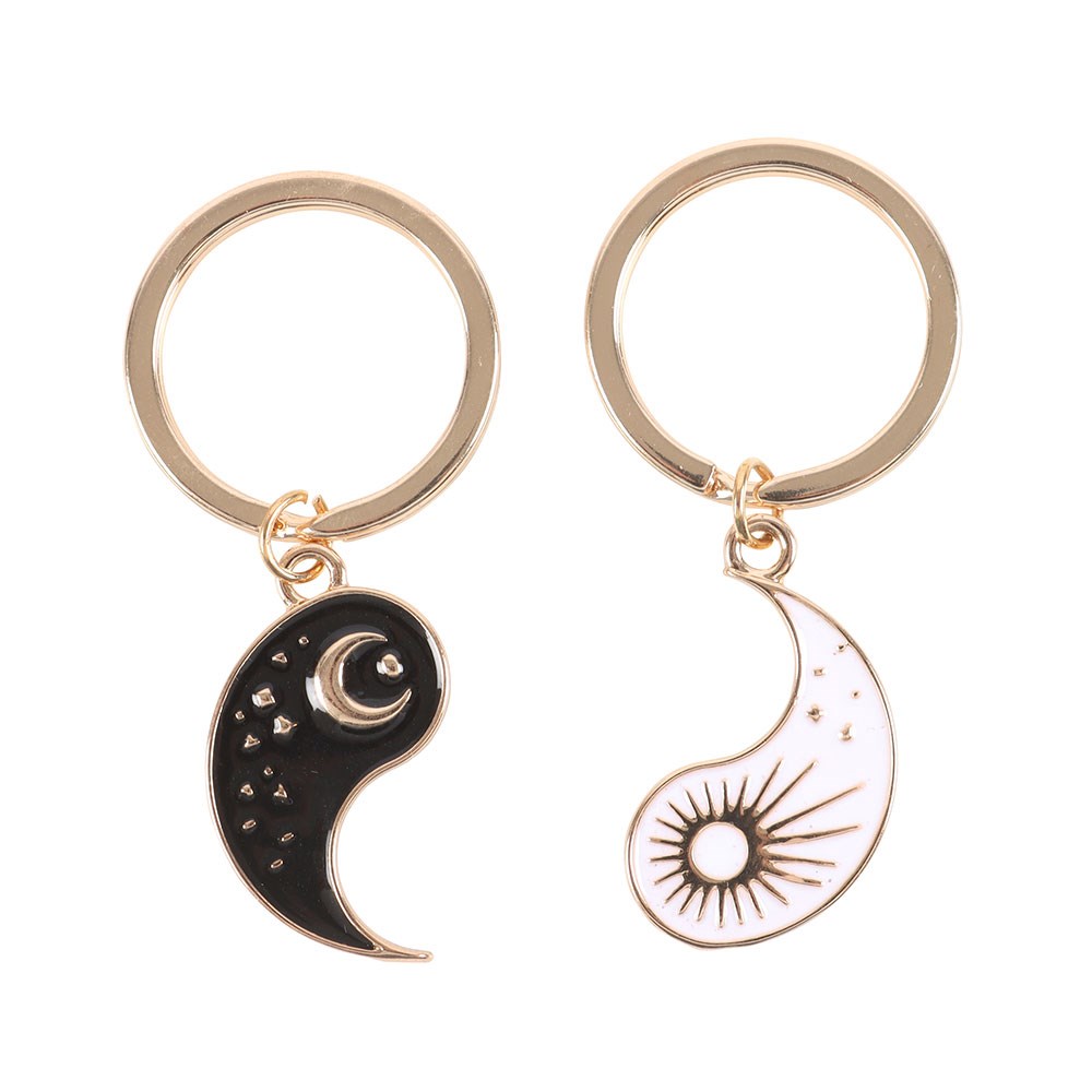 Pair of Yin Yang Best Friend Keyrings