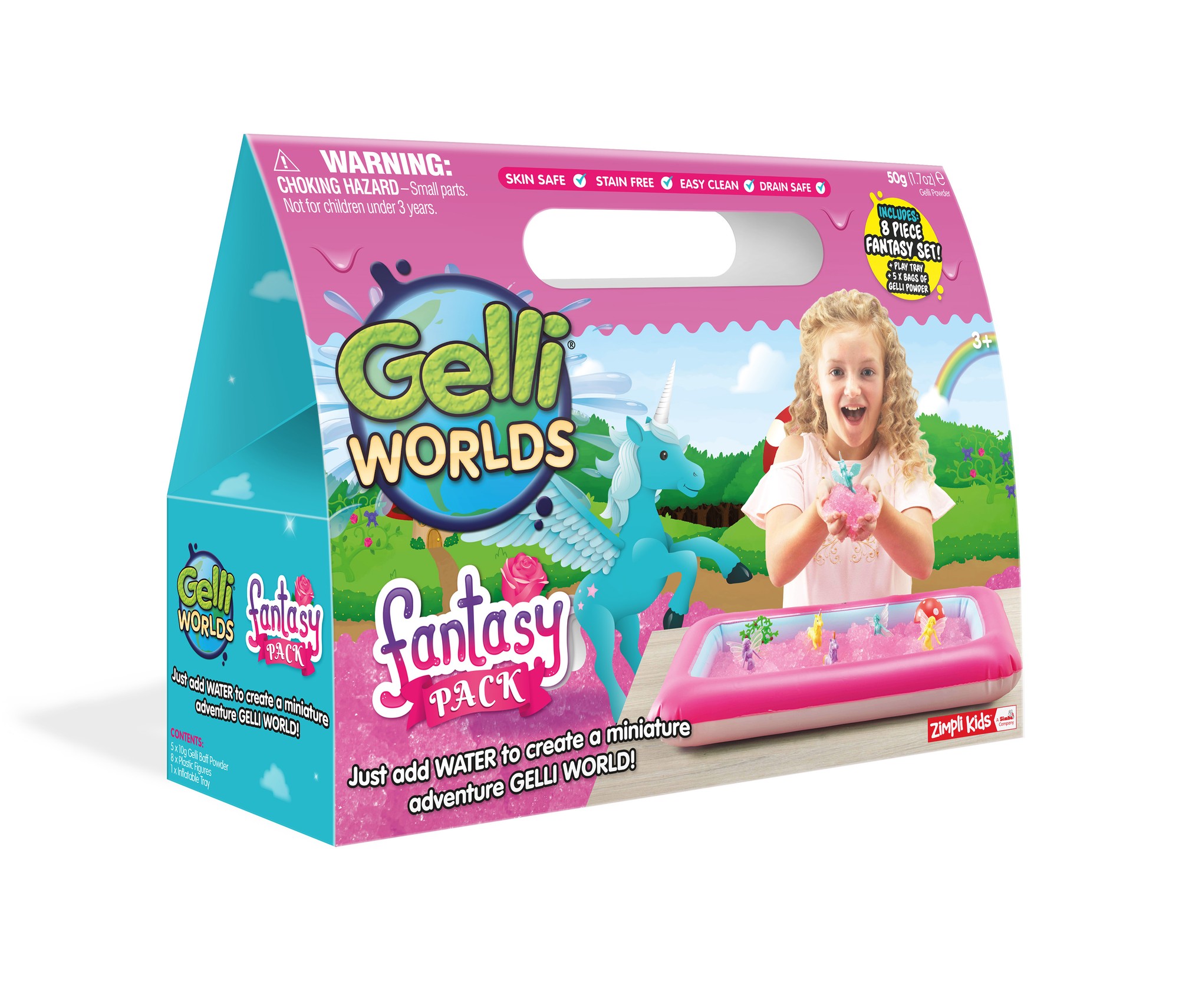 Zimpli Kids Gelli Worlds - 8 Piece Fantasy Playset