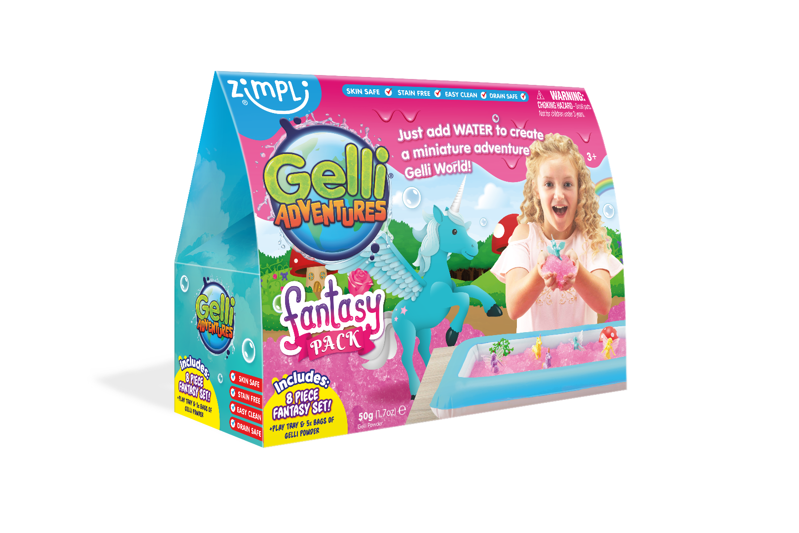 Zimpli Kids Gelli Worlds - 8 Piece Fantasy Playset