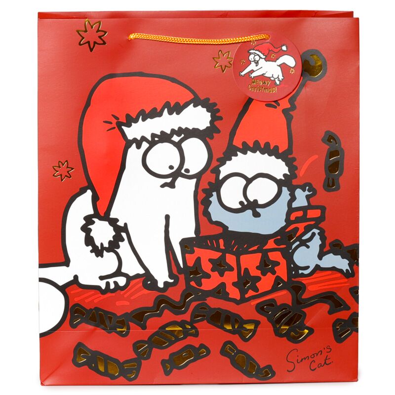 Christmas 2020 Simon's Cat Gift Bag - Extra Large