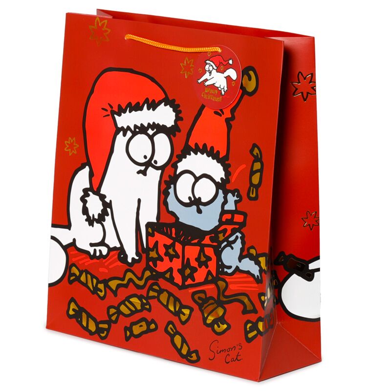 Christmas 2020 Simon's Cat Gift Bag - Extra Large